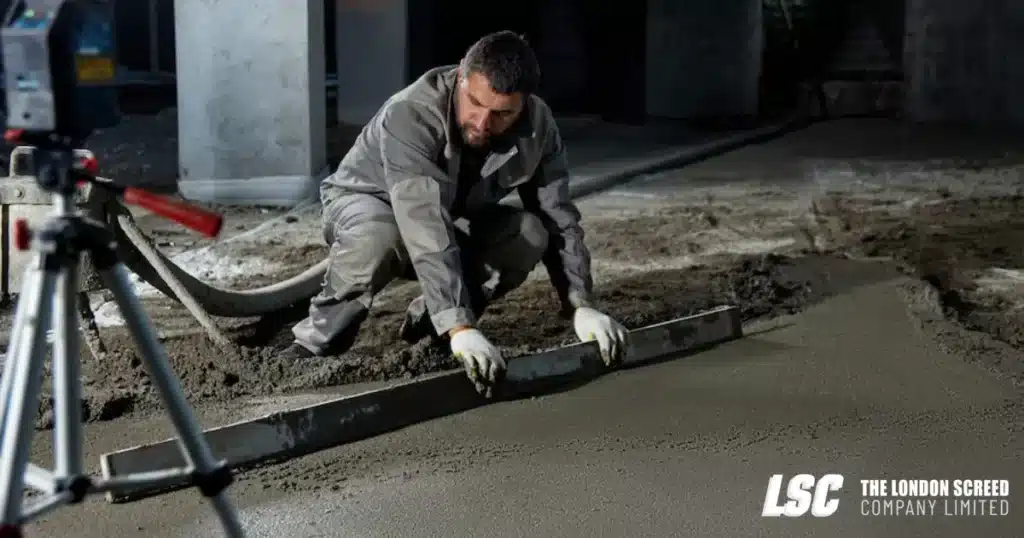 Screed a Concrete floor