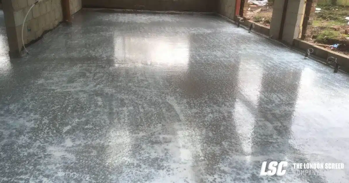 Anhydrite screed and Cement screed