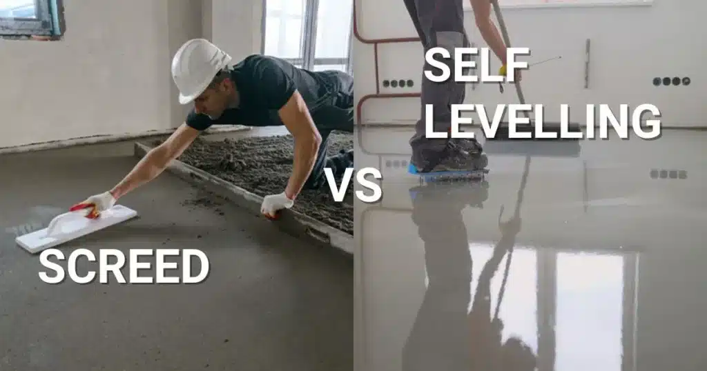 Screed and Self Leveling